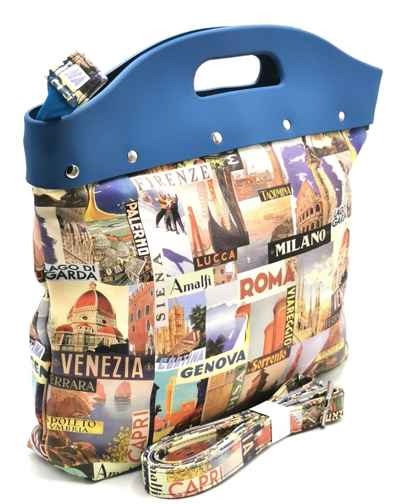 That's Italia Vintage tassen Retro tassen - That's Italia Retro handtas Italiaanse Steden