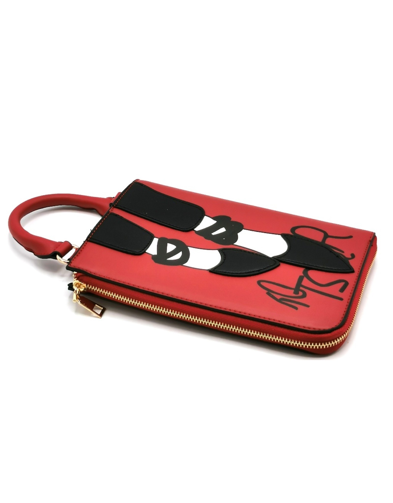 Trukado Fantasy tassen - Fantasy Clutch Ballerina's rood