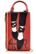 Trukado Fantasy tassen - Fantasy Clutch Ballerina's rood