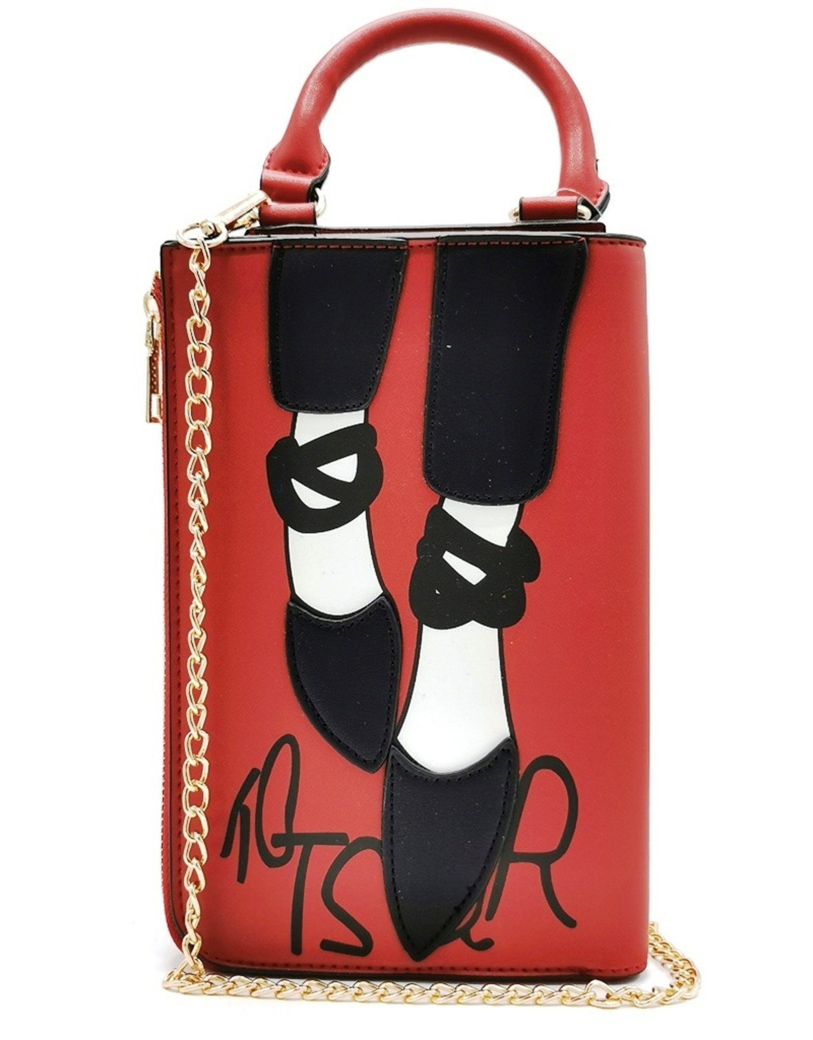 Trukado Fantasy bags - Fantasy Clutch Ballerina red