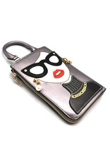 Trukado Fantasy bags - Fantasy clutch Ladies Face with earrings and sunglasses