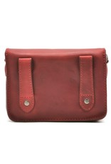 HillBurry Leather bags - HillBurry Leather Shoulder Bag Festival buckle Bag Red