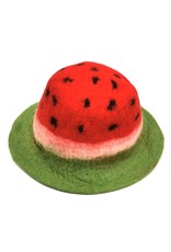 Trukado Miscellaneous - Felt hat "Watermelon"- hand felted, 100% wool