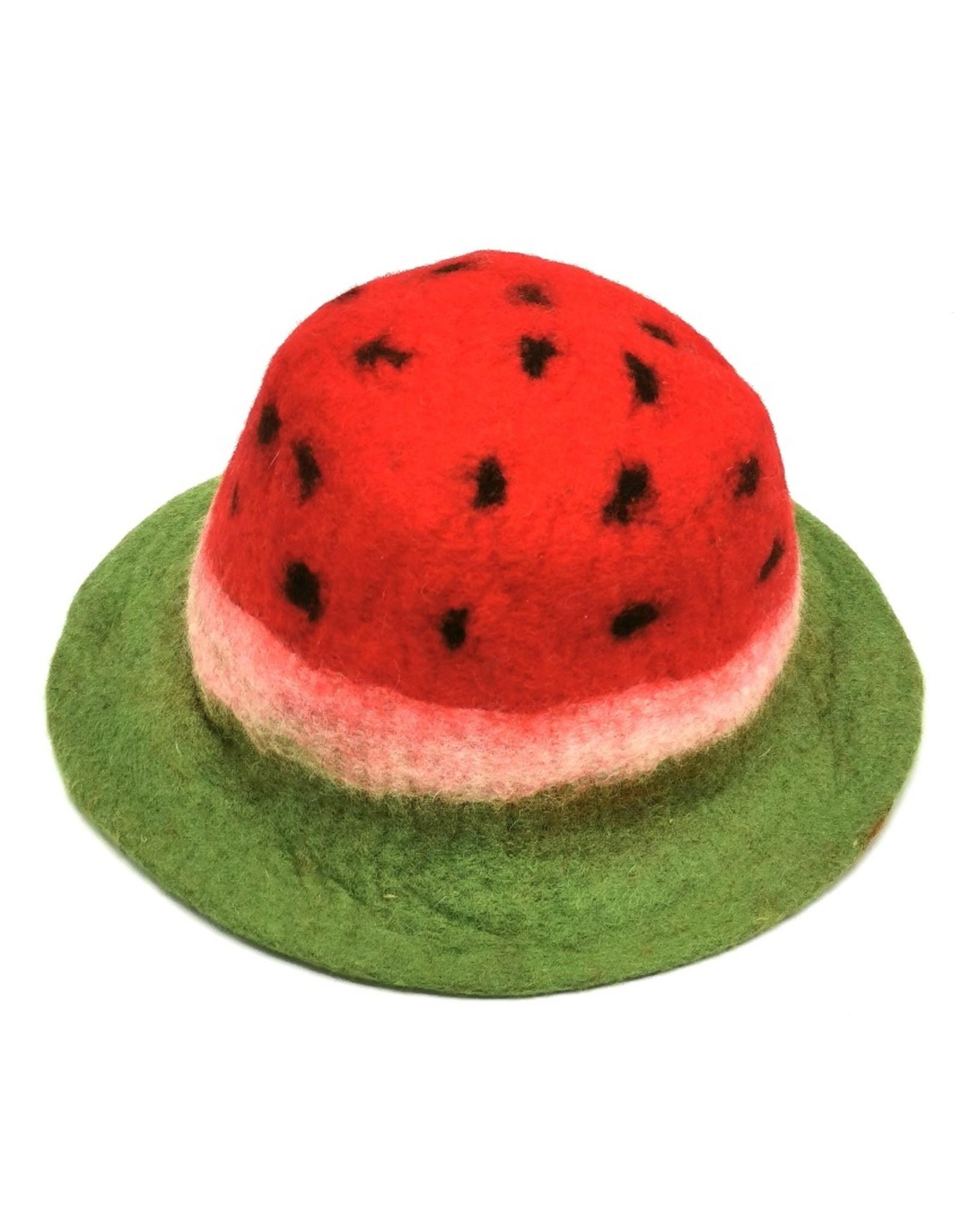 Trukado Miscellaneous - Felt hat "Watermelon"- hand felted, 100% wool