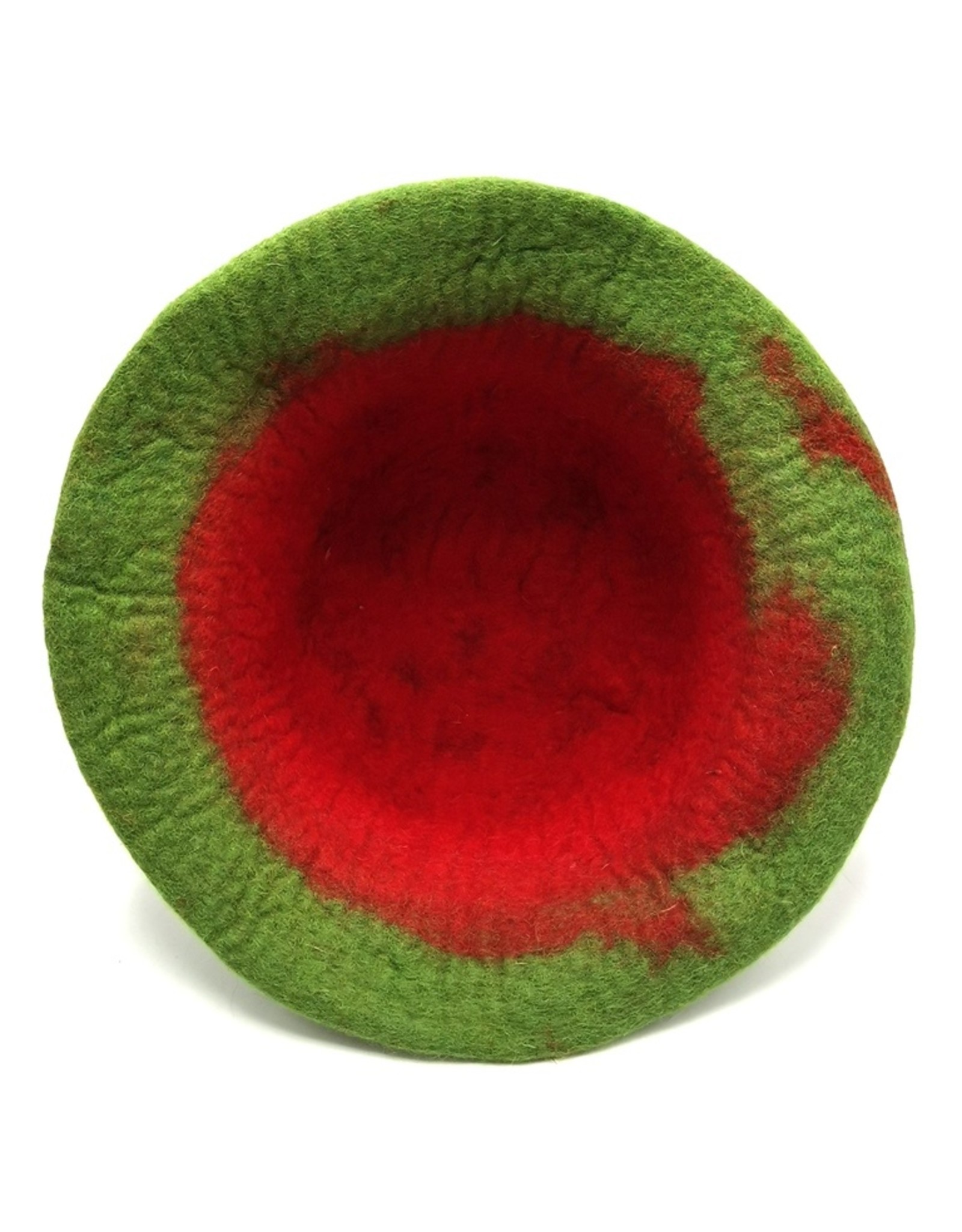 Trukado Miscellaneous - Felt hat "Watermelon"- hand felted, 100% wool
