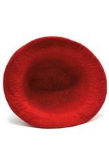 Trukado Miscellaneous - Felt hat "Strawberry"-hand felted, 100% wool
