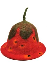 ONK Miscellaneous - Vilten hoed "Aardbei"- handgevilt, 100% wol