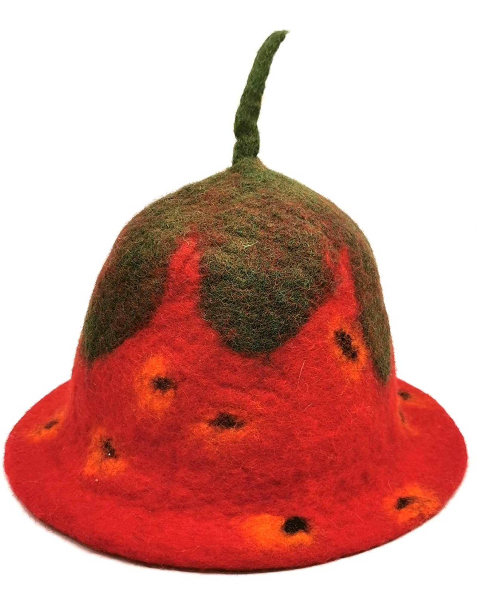 Hand felted Watermelon Wool Hats Hand felted Watermelon Wool Hats