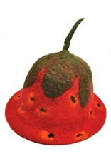 Trukado Miscellaneous - Felt hat "Strawberry"-hand felted, 100% wool