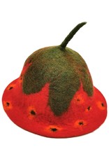 Trukado Miscellaneous - Felt hat "Strawberry"-hand felted, 100% wool