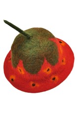 Trukado Miscellaneous - Felt hat "Strawberry"-hand felted, 100% wool