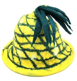 Trukado Felt hat "Pineapple" hand felted 100% wool