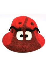 Trukado Miscellaneous - Felt hat "Ladybird" hand felted, 100% wool