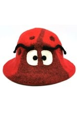 Trukado Miscellaneous - Felt hat "Ladybird" hand felted, 100% wool