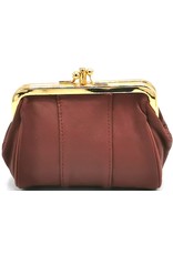 Trukado Leather Wallets - Clasp wallet Bordeaux genuine leather