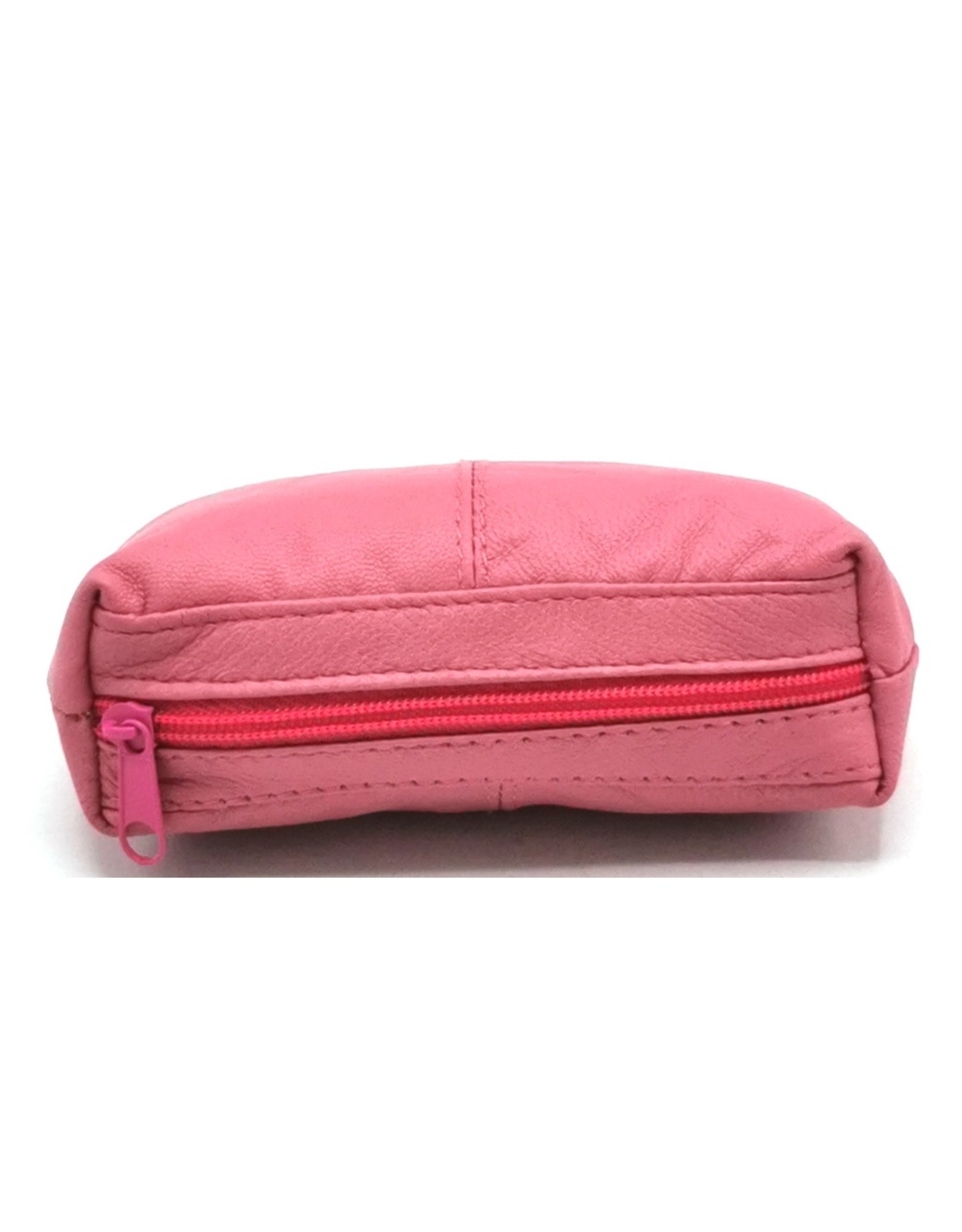 Trukado Leather Wallets - Clasp wallet Pink genuine leather