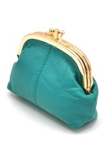 Trukado Leather Wallets - Clasp wallet Turquoise genuine leather