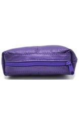 BestBull Leather Wallets - Clasp wallet Purple genuine leather