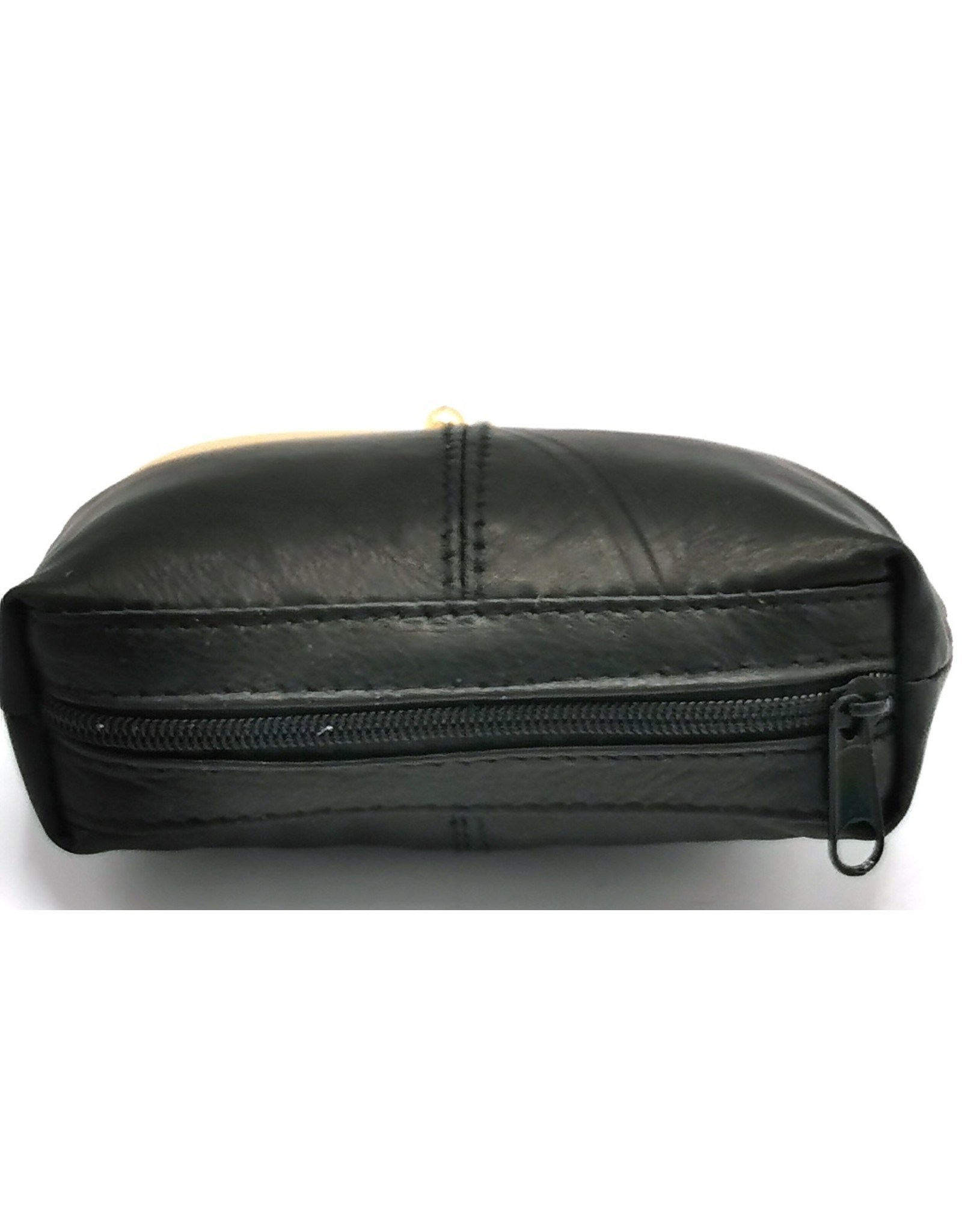 Trukado Leather Wallets -  Clasp wallet Black genuine leather