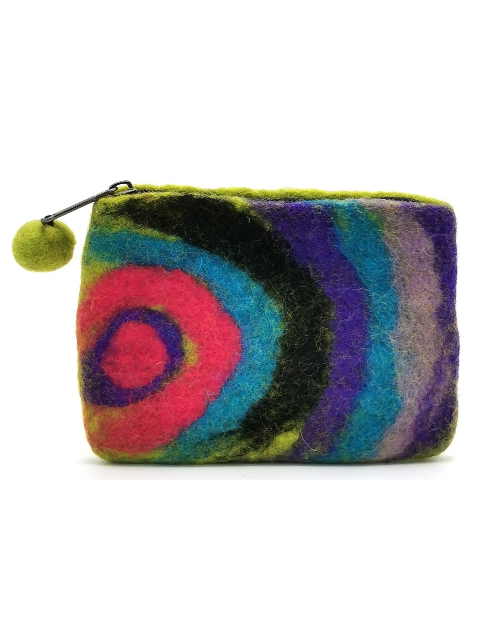 Trukado Fantasy wallets - Felt wallet "Rainbow" 100% wool