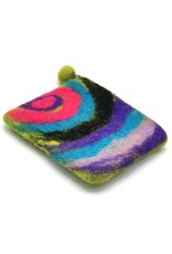 Trukado Fantasy wallets - Felt wallet "Rainbow" 100% wool