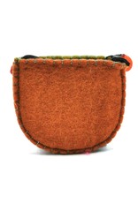 Trukado Fantasy bags and wallets - Felt wallet "Flowers" half-round