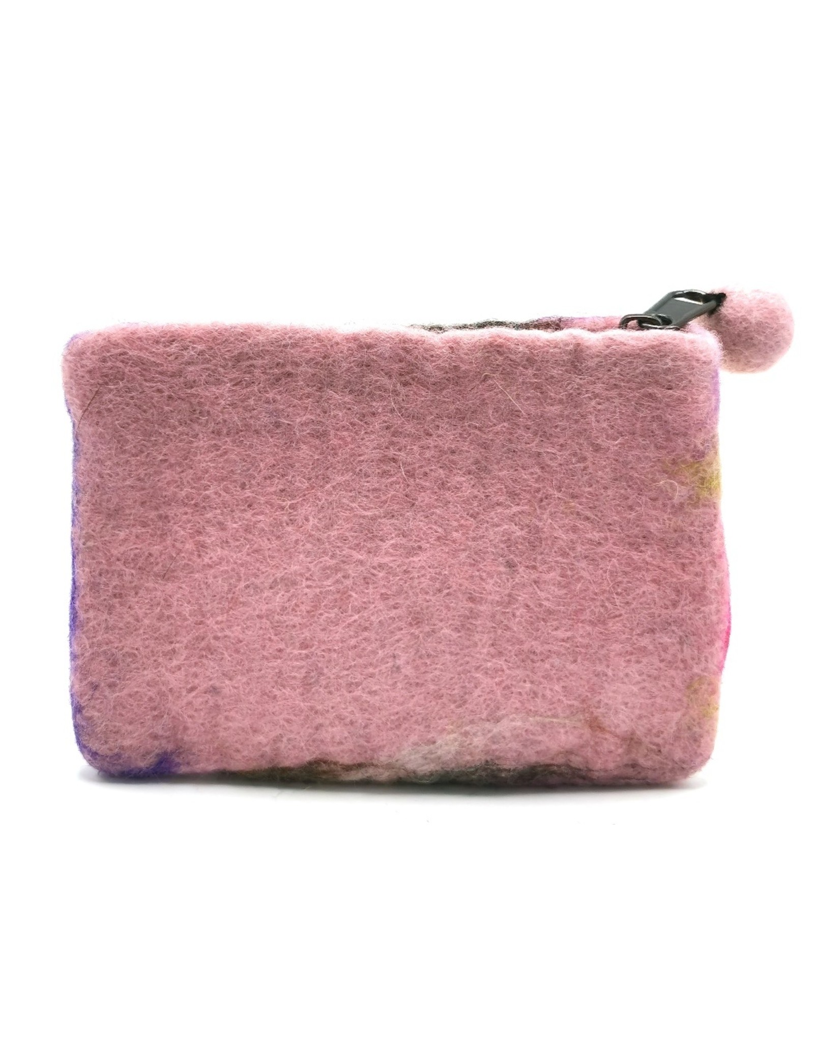 Trukado Fantasy wallets - Felt wallet "Rainbow" 100% wool