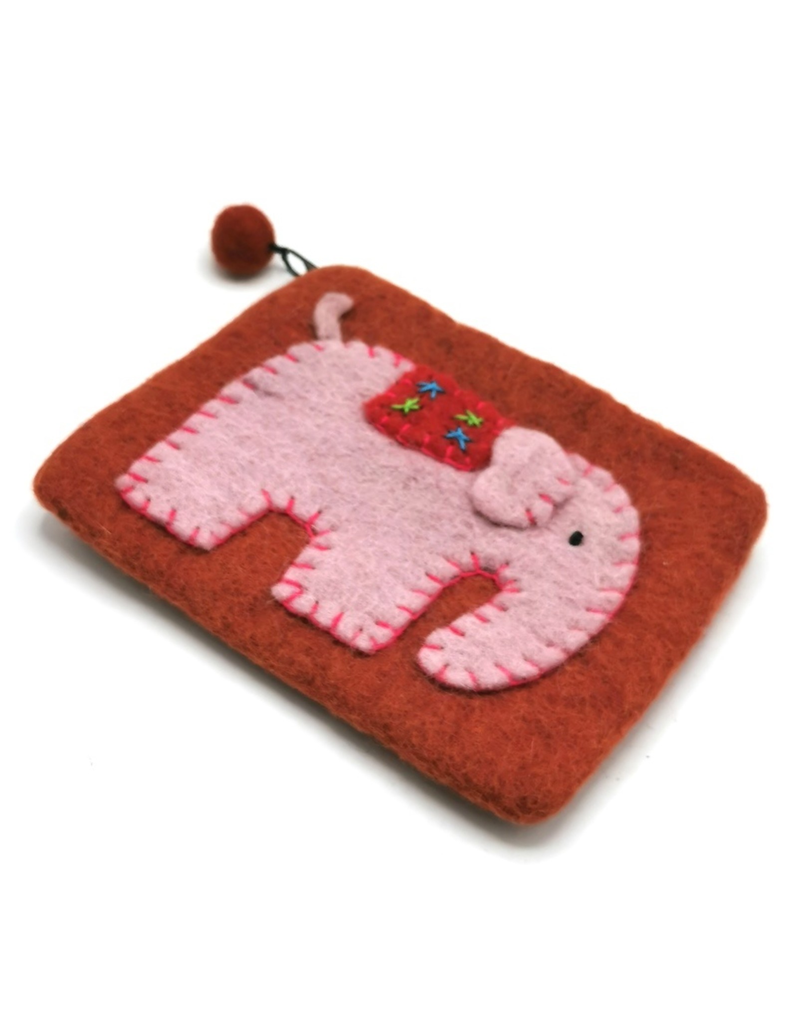 Trukado Clutches and wallets - Felt wallet "Elephant"