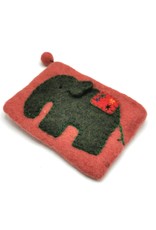 Trukado Clutches and wallets - Felt wallet "Elephant"