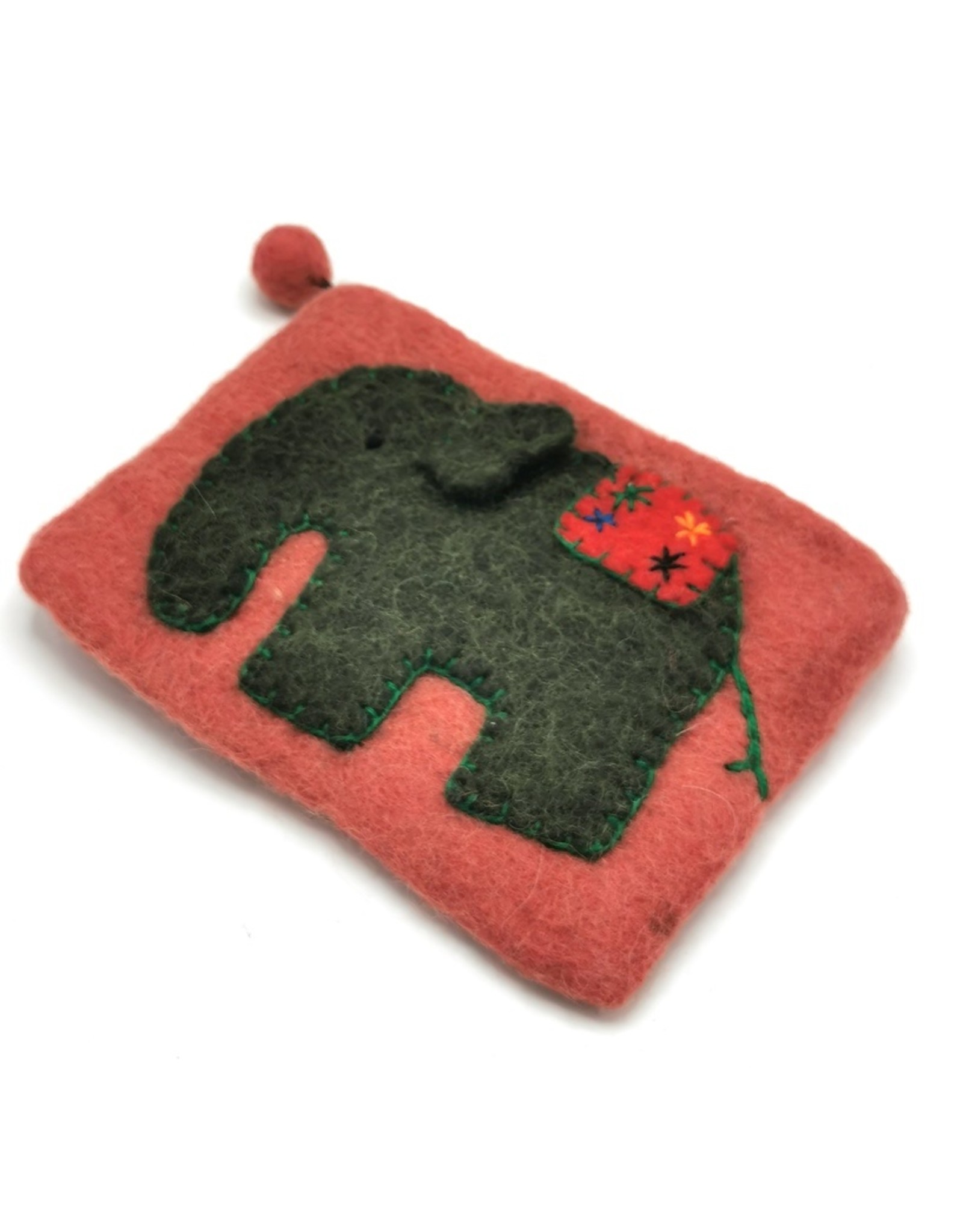 Trukado Clutches and wallets - Felt wallet "Elephant"