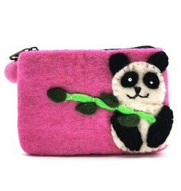 Trukado Felt wallet "Panda"
