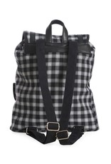 Banned Backpacks - Banned  Yamy Tartan backpack  black-white