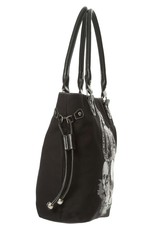 Banned Gothic bags Steampunk bags - Banned Back in Black Skulls Tote Bag