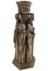 Veronese Design Giftware & Lifestyle - Three Grim Reapers Candle Stand 21cm