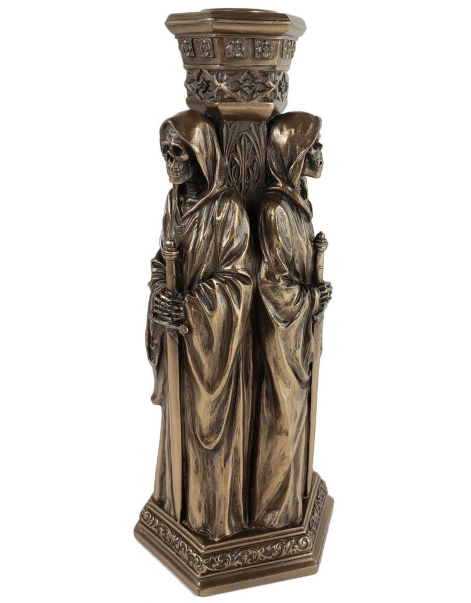 Veronese Design Giftware & Lifestyle - Three Grim Reapers Candle Stand 21cm