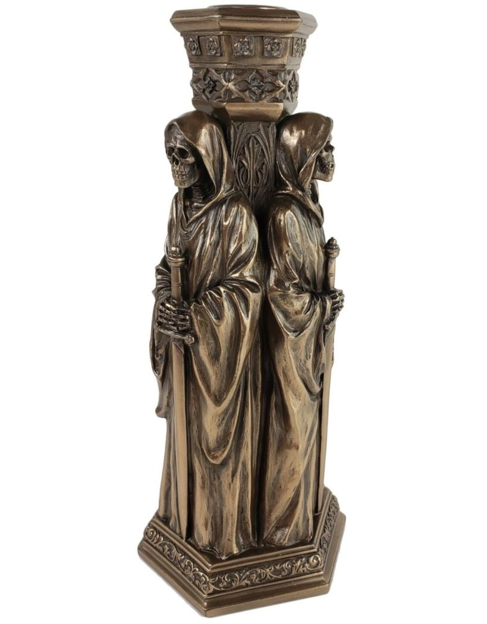 Veronese Design Giftware & Lifestyle - Three Grim Reapers Candle Stand 21cm