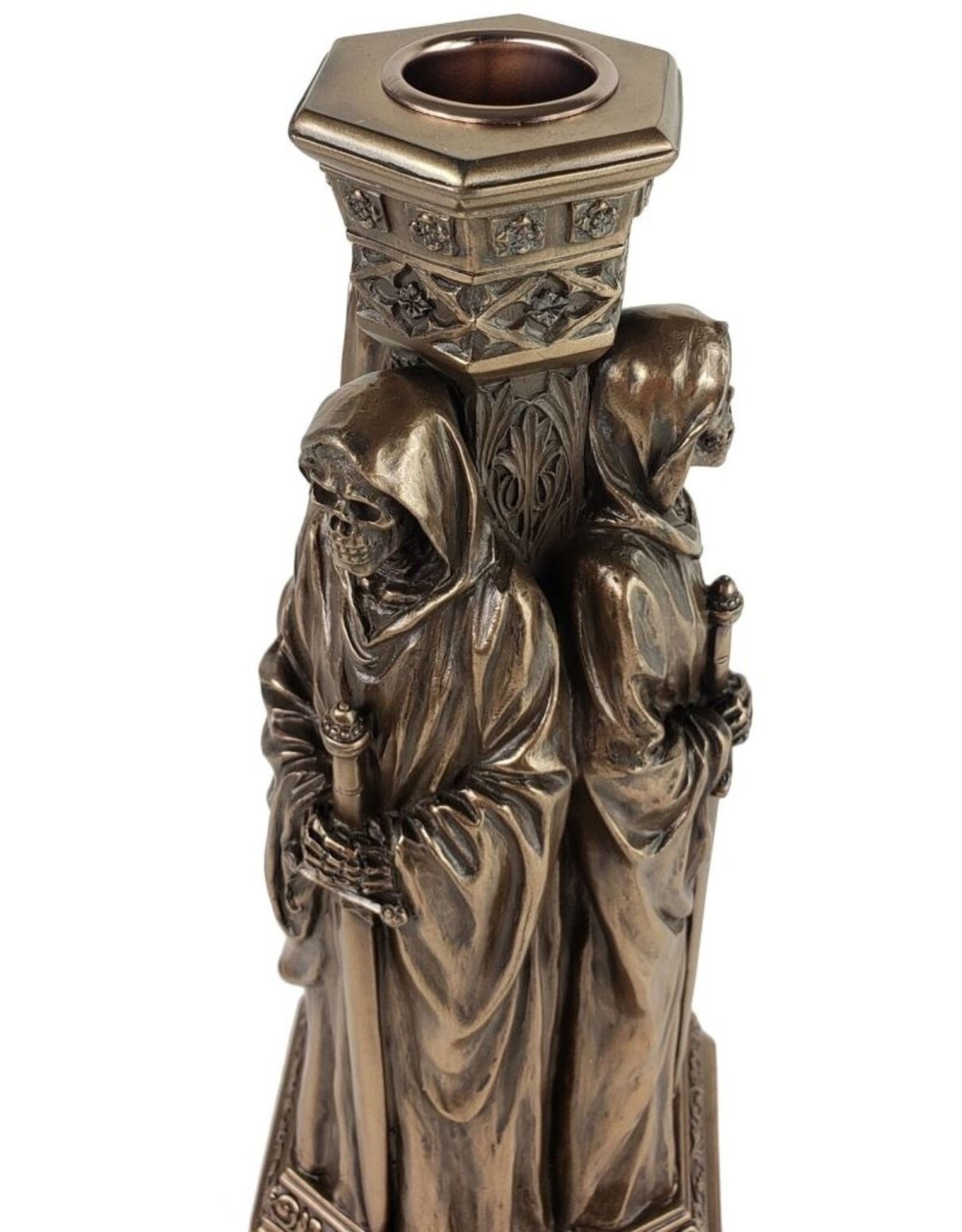 Veronese Design Giftware & Lifestyle - Three Grim Reapers Candle Stand 21cm