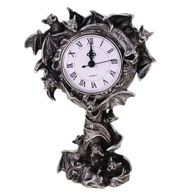 VG Bats Gothic Clock 25cm