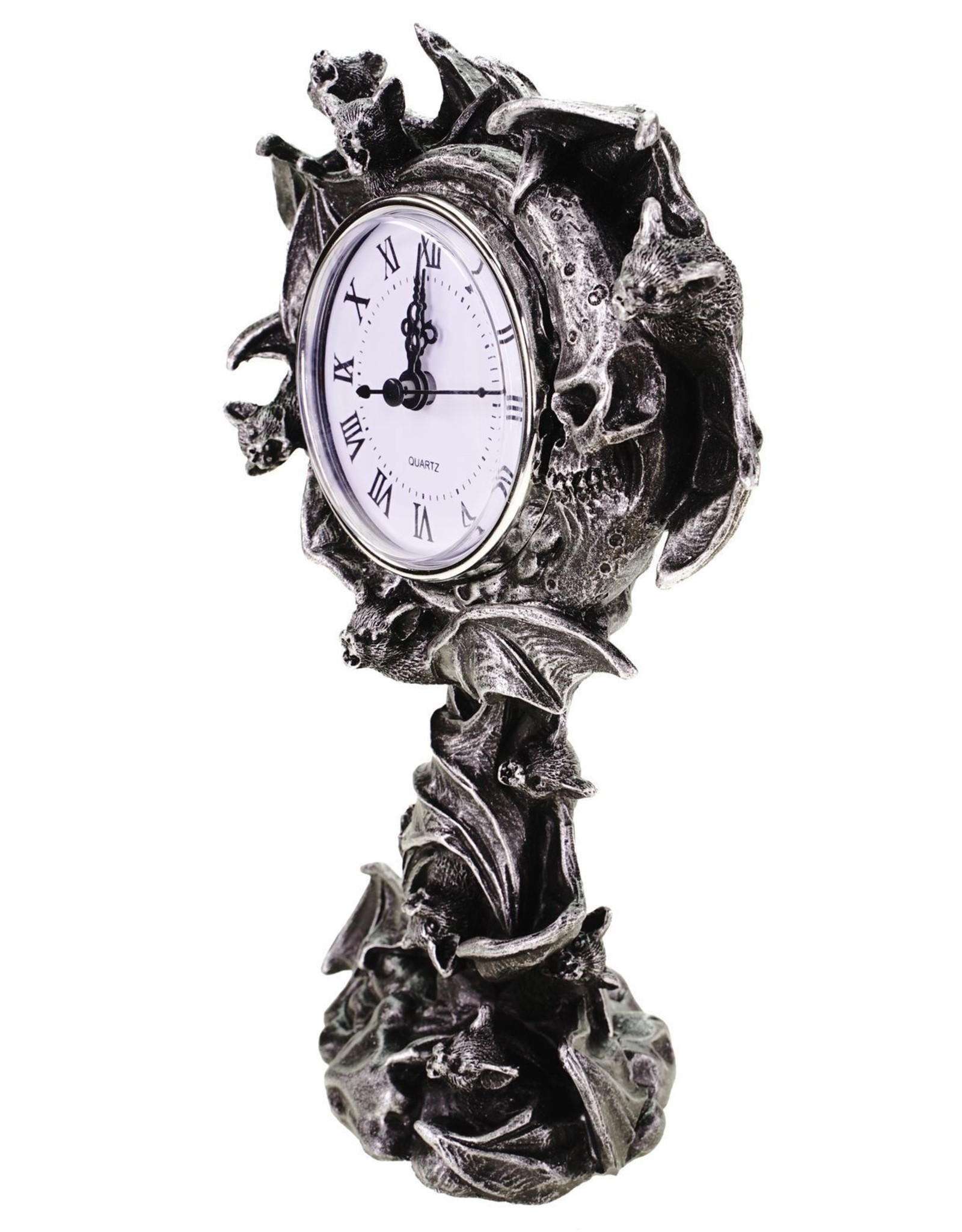 VG Reapers, skulls and dragons - Bats Gothic Clock 25cm