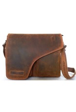 HillBurry Leren schoudertassen Leren crossbody tassen - Hillburry leren schoudertas vintage look (medium)