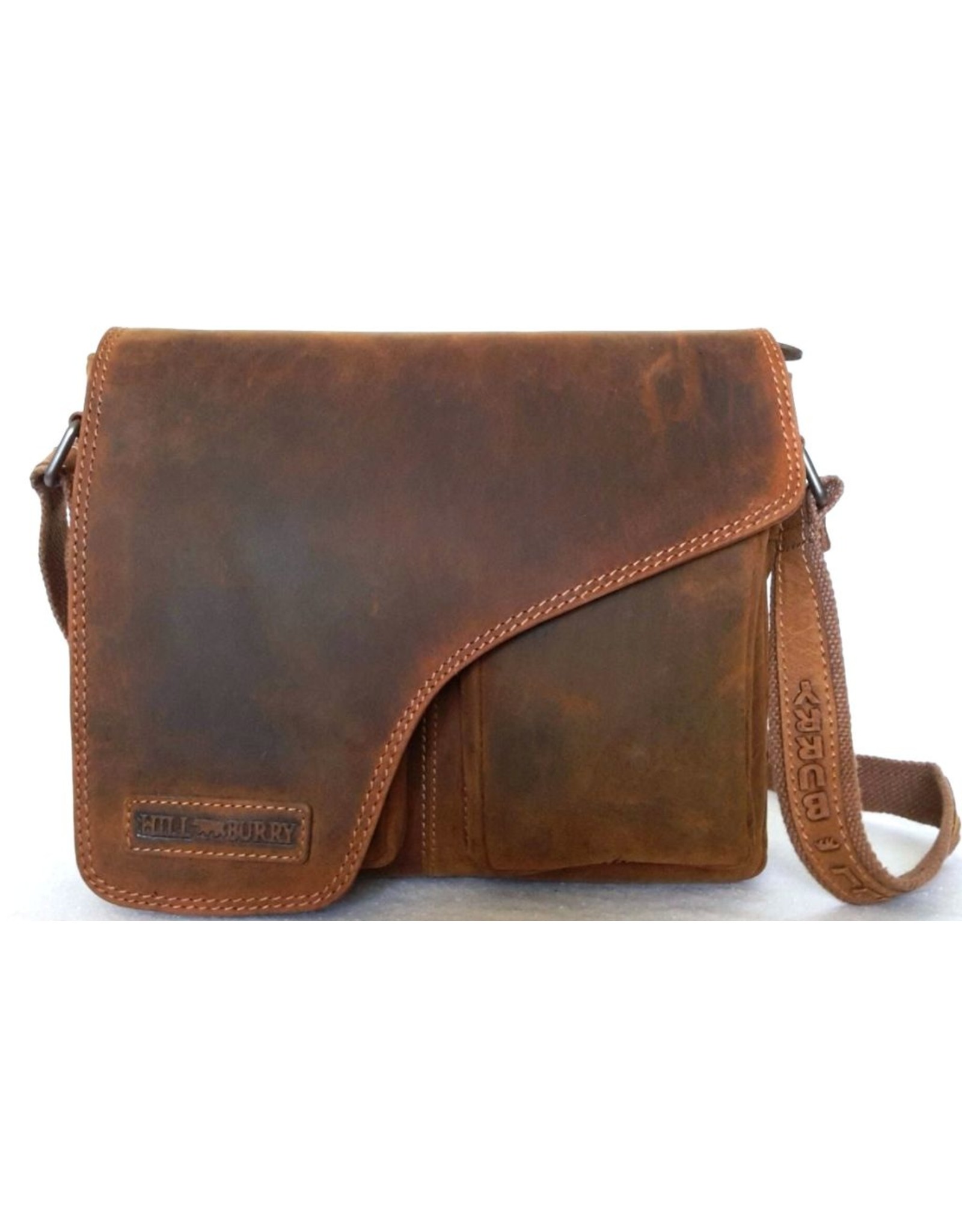 HillBurry Leather Shoulder bags  Leather crossbody bags - Hillburry leather shoulder bag vintage look (medium)