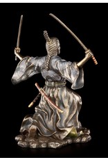 Veronese Design Giftware & Lifestyle - Japanese Samurai with Katana bronzed statue