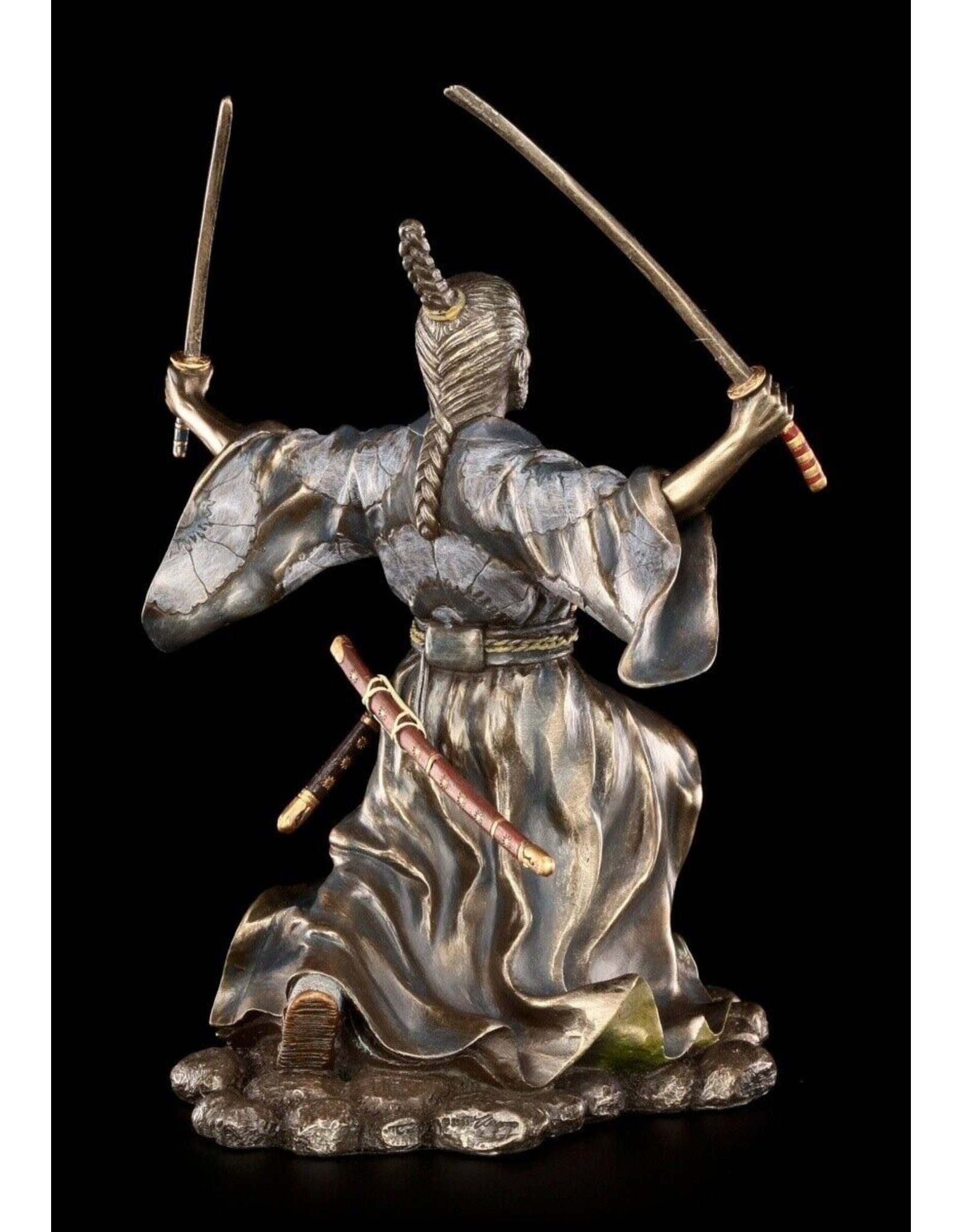 Veronese Design Giftware & Lifestyle - Japanese Samurai with Katana bronzed statue