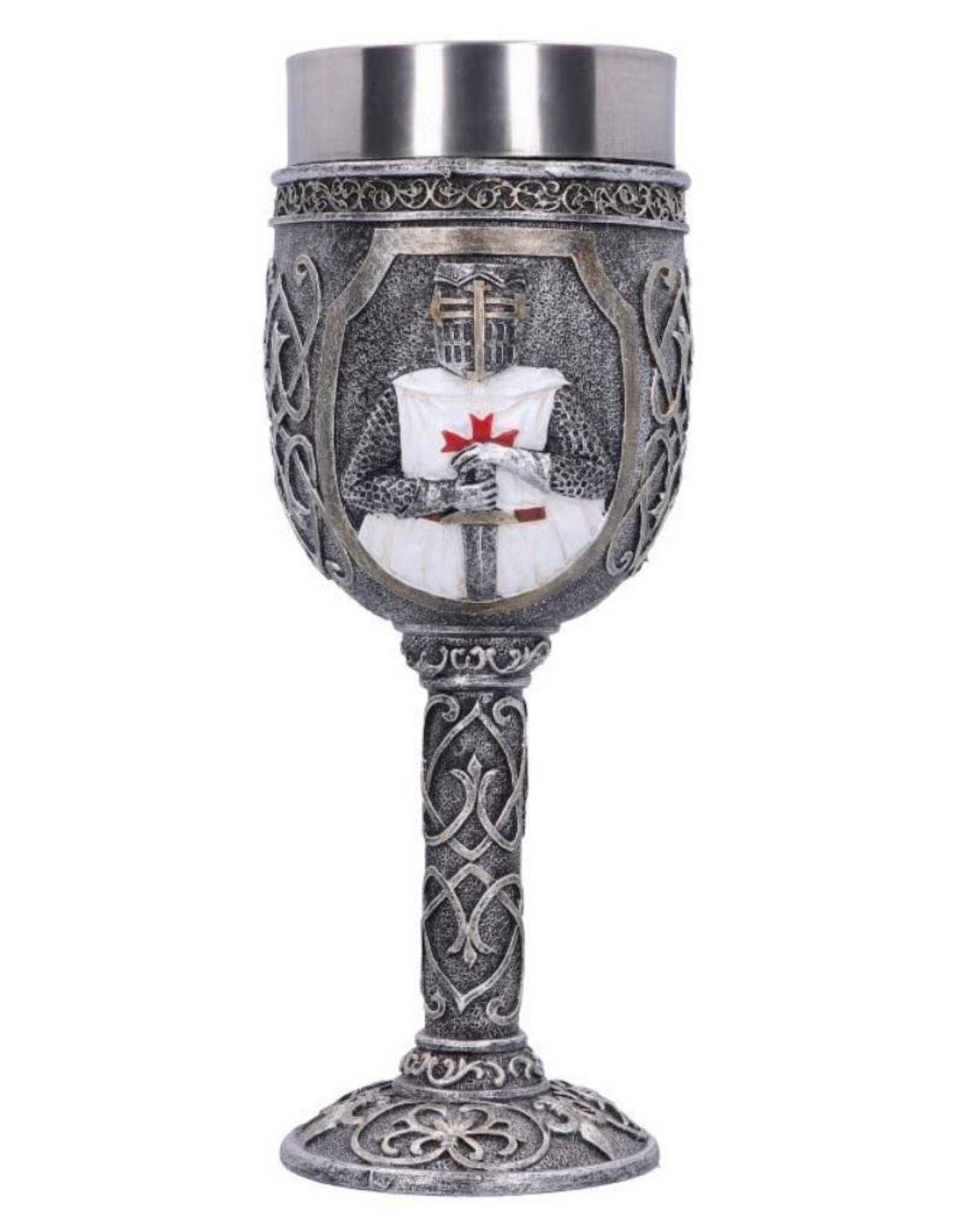 NemesisNow Drinkware - Templars Medieval Knight Goblet 19cm