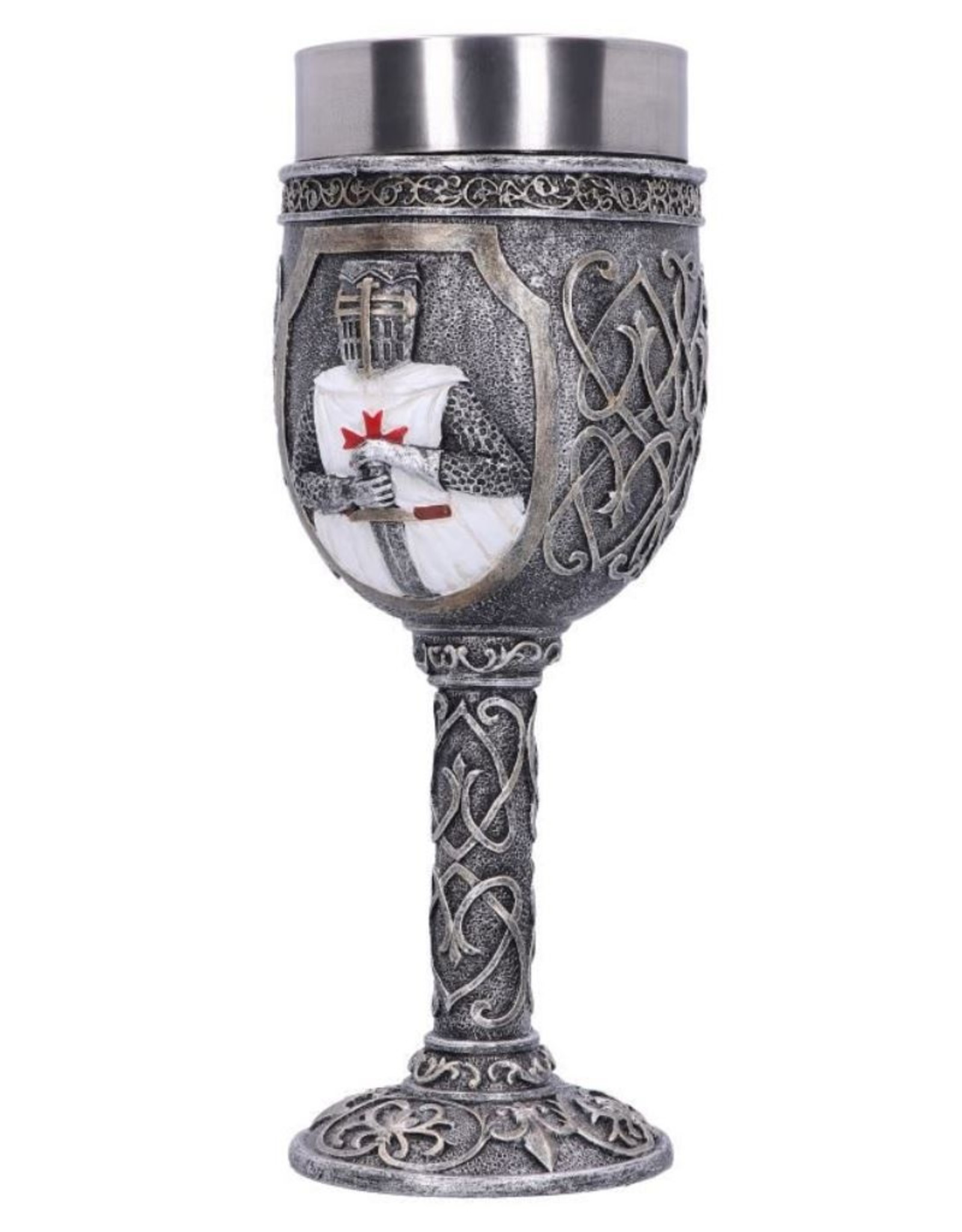 NemesisNow Drinkware - Templars Medieval Knight Goblet 19cm