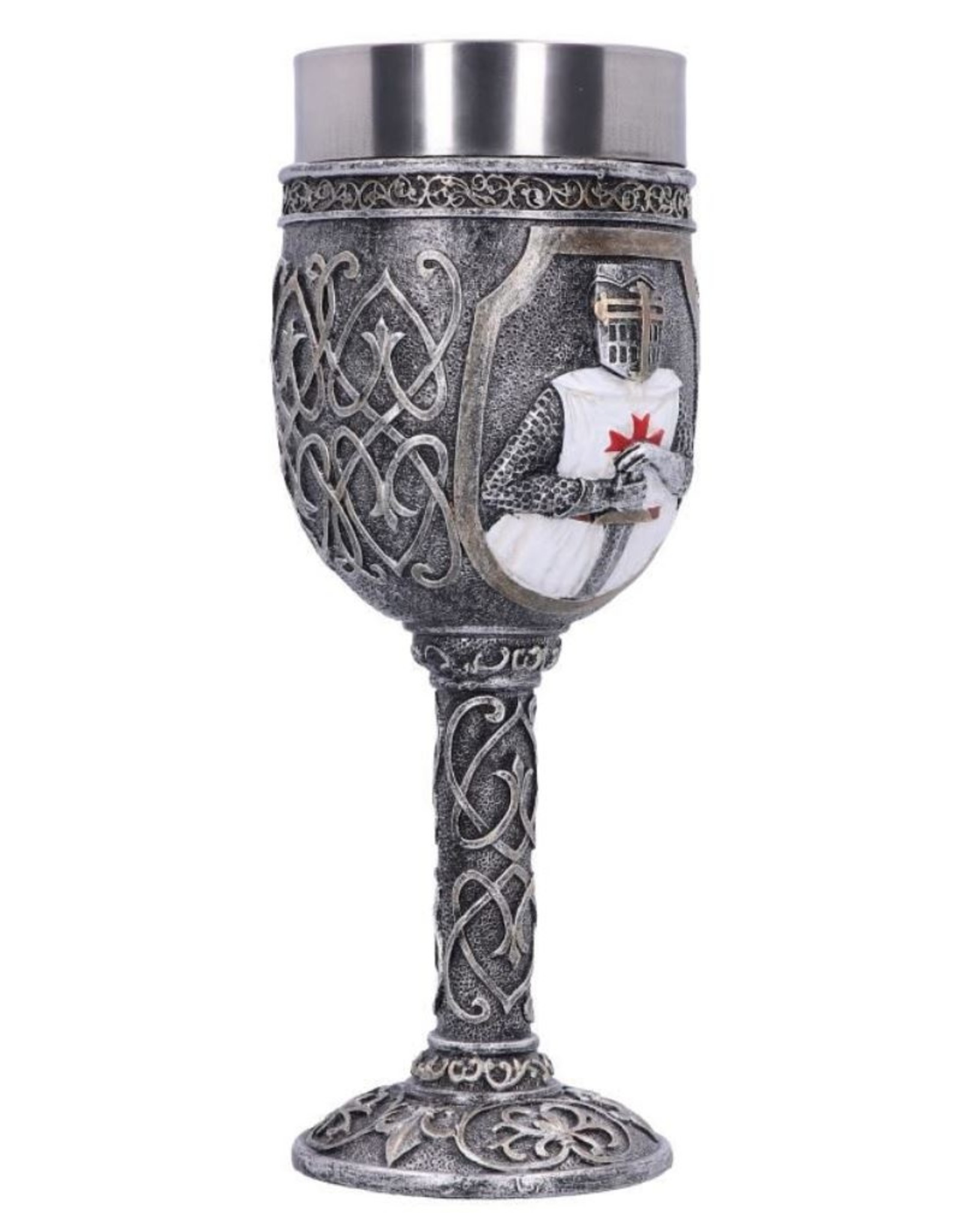 NemesisNow Drinkware - Templars Medieval Knight Goblet 19cm