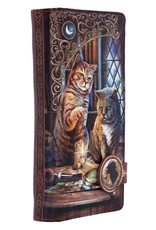 NemesisNow Gothic portemonnees - Lisa Parker Purrlock Holmes portemonnee met reliëf Katten