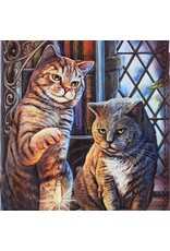 NemesisNow Gothic portemonnees - Lisa Parker Purrlock Holmes portemonnee met reliëf Katten