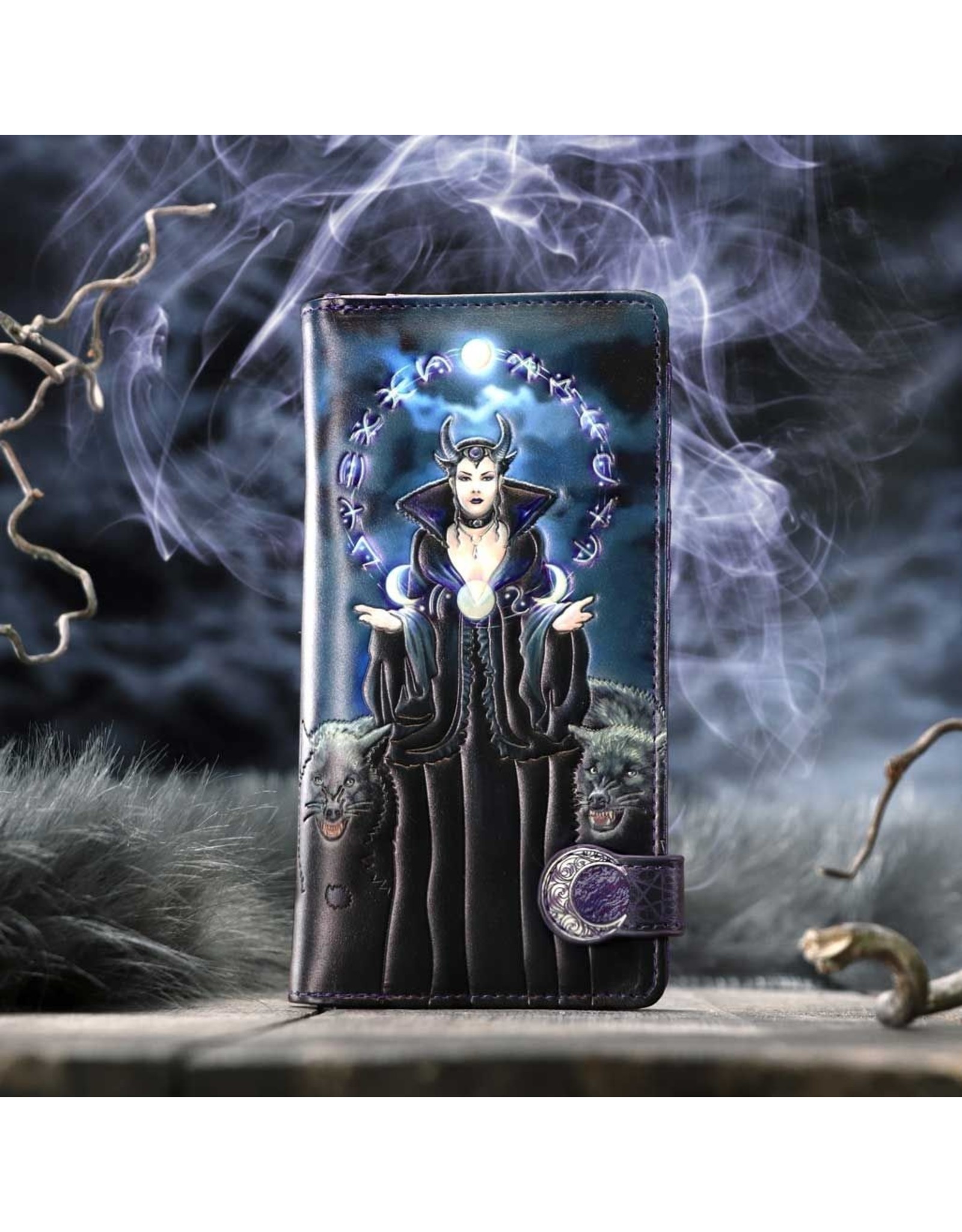 NemesisNow Gothic portemonnees - Moon Witch  Reliëf Portemonnee Anne Stokes