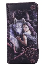 NemesisNow Gothic wallets and purses - Soul Bond Wolf Embossed Purse Anne Stokes